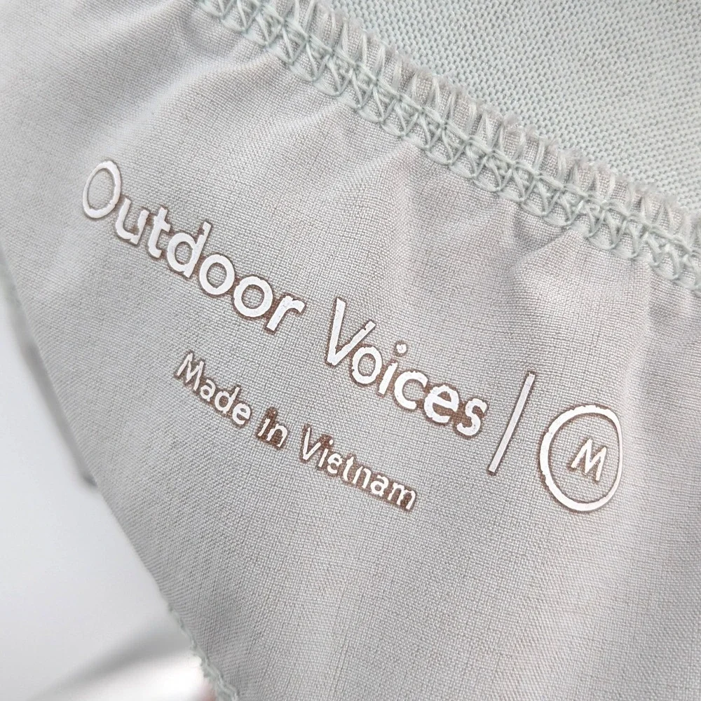 Outdoor Voices Running Shorts M Gray‎ Recycled Polyester Lined Active